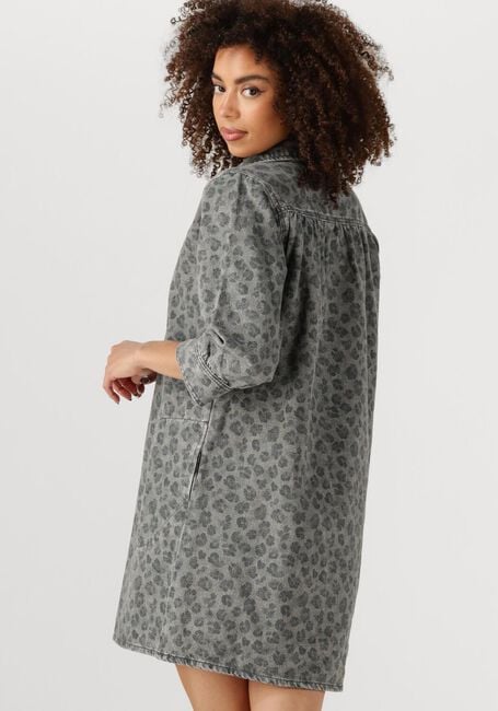 Graue BY-BAR Midikleid FLYNTH CHEETAH DRESS - large