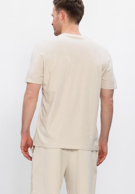 Beige CALVIN KLEIN T-shirt SS BADGE 30S JERSEY CLASSIC TEE - large