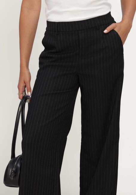 Schwarze OBJECT Weite Hose OBJLISA WIDE PANT - large