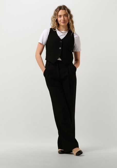 Schwarze CO'COUTURE Hose VOLA PLEATED LONG PANT - large