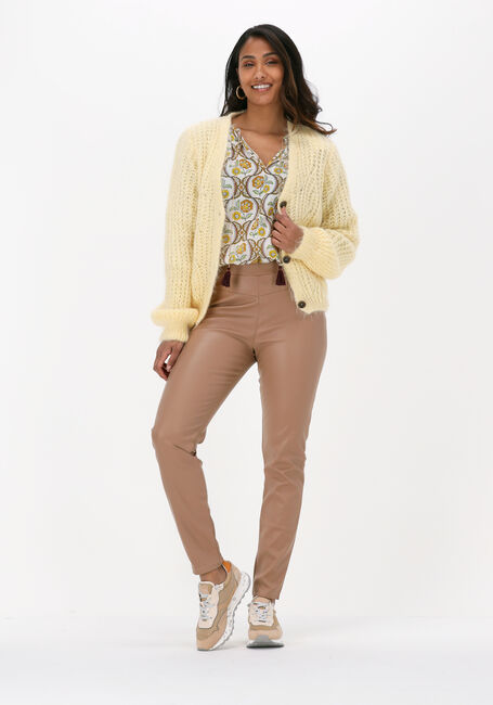 Gelbe BY-BAR Strickjacke VIVE CARDIGAN - large