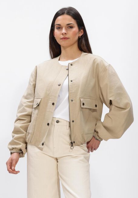 Beige BY-BAR Jacken MAGGIE CANVAS JACKET - large
