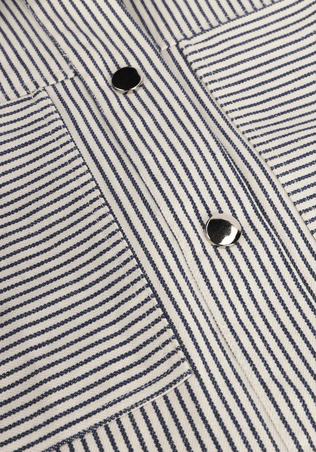 Blaue COLOURFUL REBEL Blusen RUBY CROPPED STRIPED BLOUSE - large