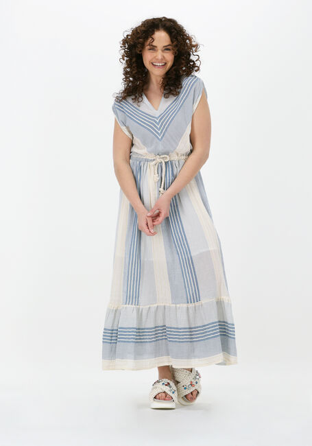 Blaue LOUIZON Maxikleid JIHANE ROBE - large