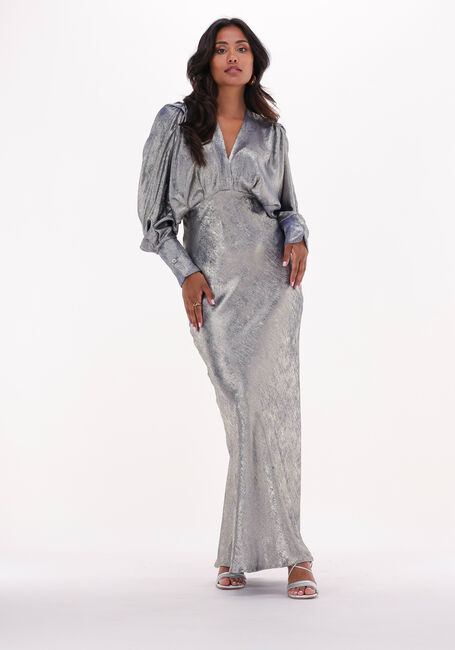 Silberne NOTRE-V Maxikleid PARTY MAXI DRESS - large