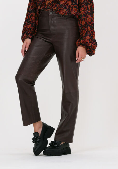 Braune GESTUZ Weite Hose SALLY GZ HW PANTS - large