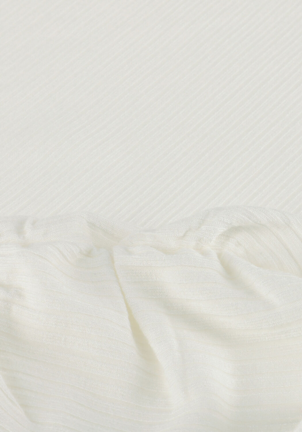 Ecru LIKE FLO Top ELISE FLO RIB SHIRT - large