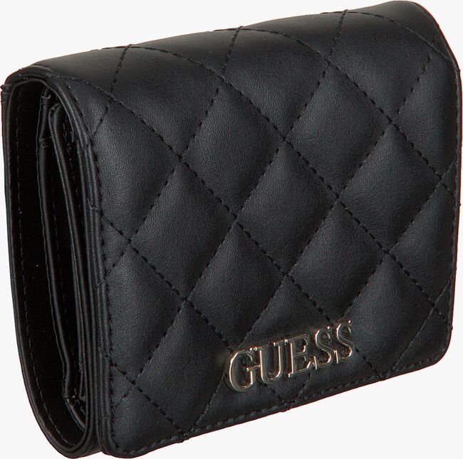 Schwarze GUESS Portemonnaie ILLY SMALL TRIFOLD - large