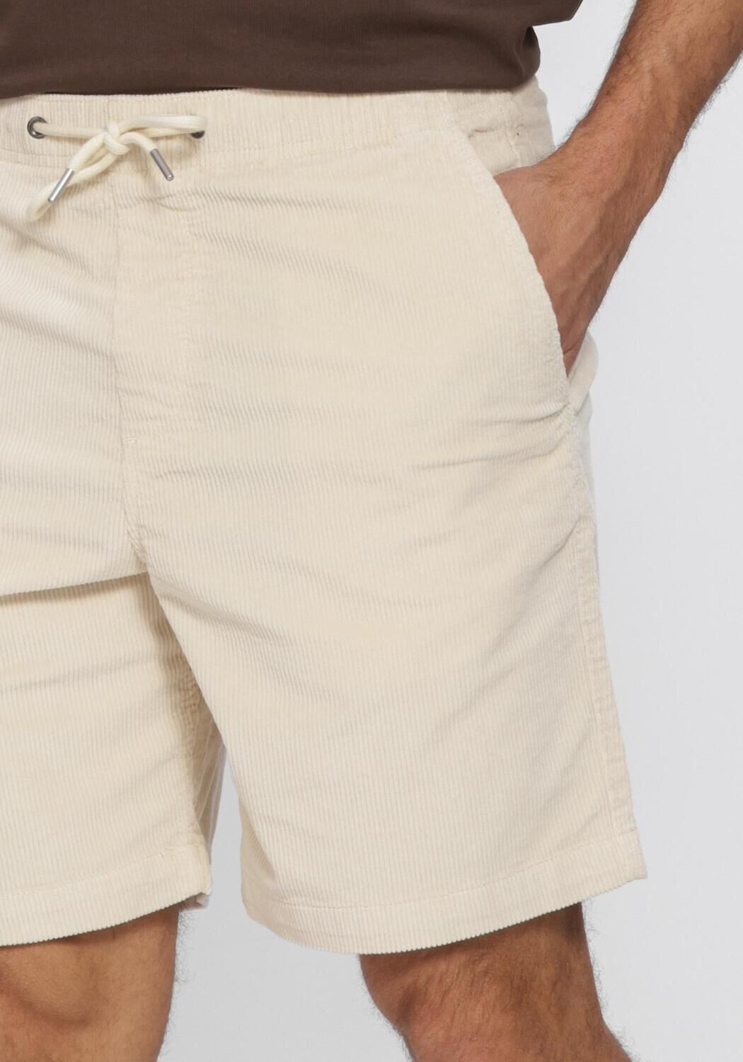 Beige SELECTED MEN Hosen SLHREGULAR-JACE CORDUROY  SHORTS NOOS - large