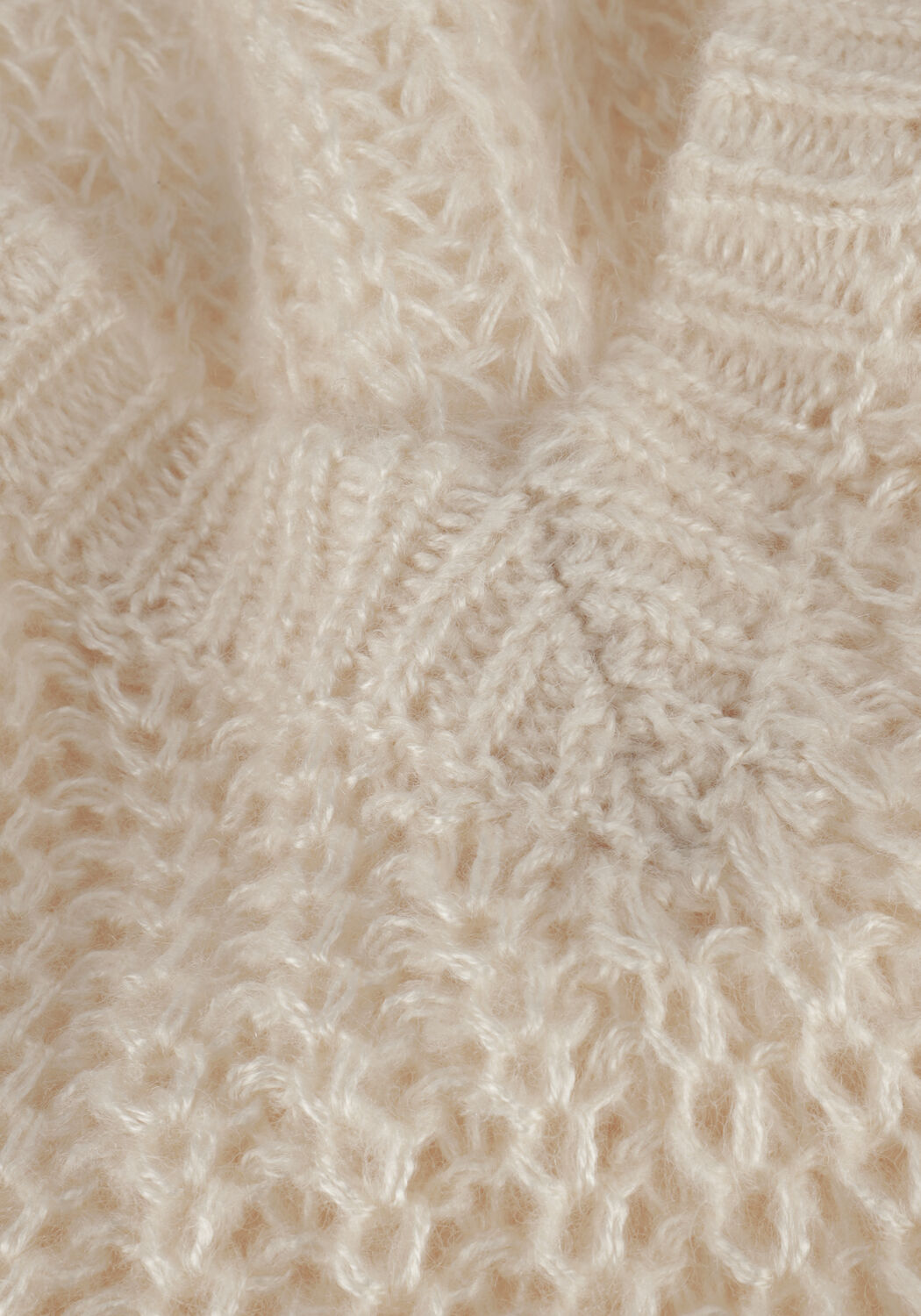 Ecru YDENCE Pullover KNITTED SWEATER BERYL - large