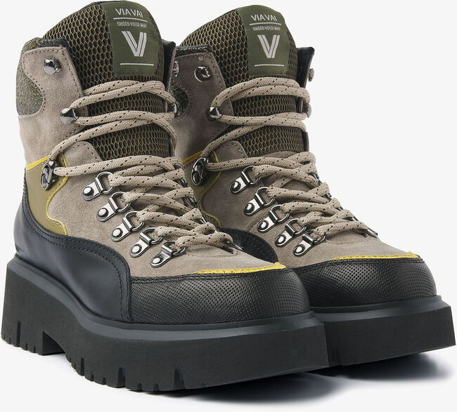 Mehrfarbige/Bunte VIA VAI Schn&uuml;rboots ZIVA STATE - large