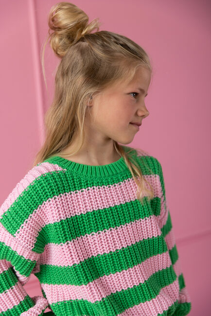 Grüne YUKI KIDSWEAR Pullover CHUNKY KNITTED SWEATER - large