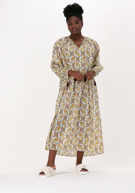 Gelbe ANTIK BATIK Maxikleid TANISSA DRESS - large