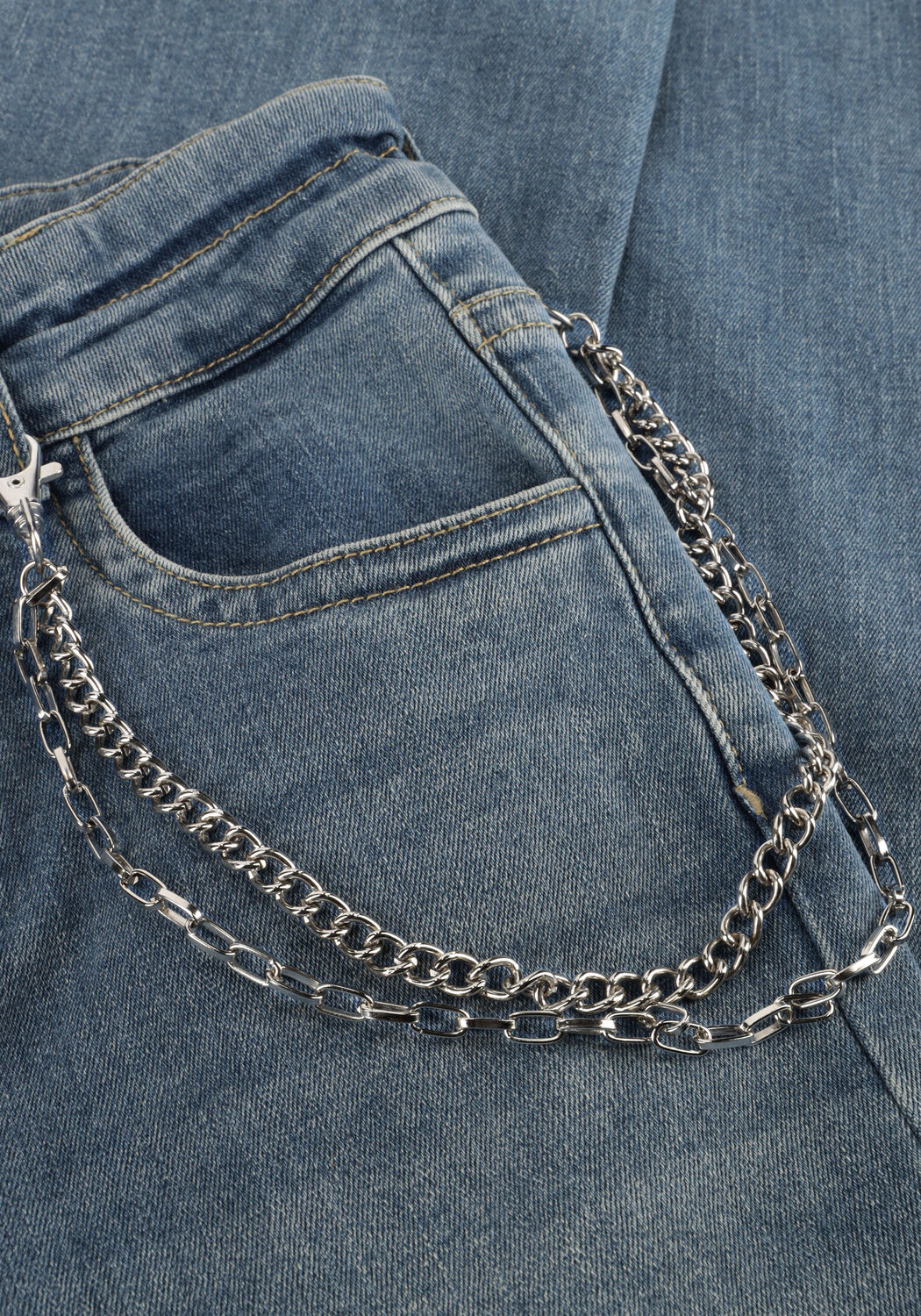 Hellblau FRANKIE & LIBERTY Wide jeans LOVE BOOTCUT - large