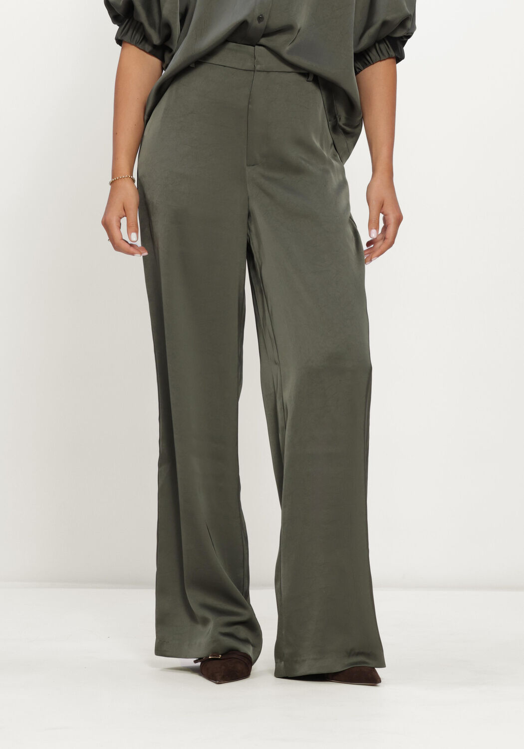 Dunkelgr&uuml;n NOTRE-V Weite Hose NV-INNE - large