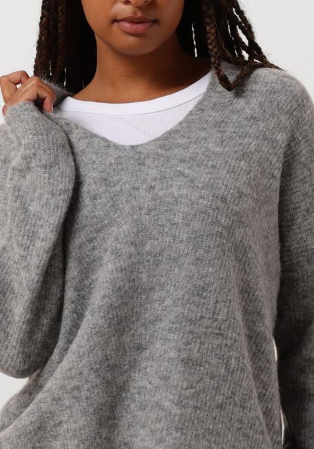 Graue MOS MOSH Pullover THORA V-NECK KNIT - large