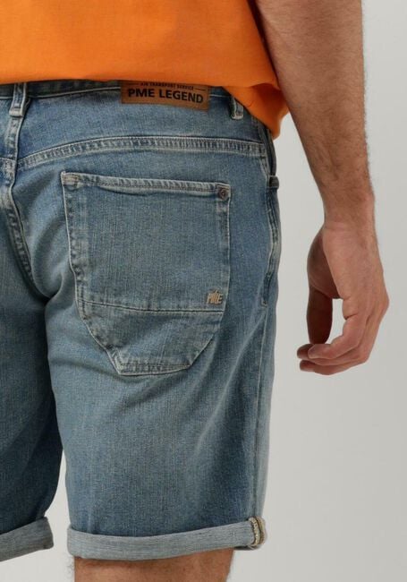Blaue PME LEGEND Jeans PME LEGEND NIGHTFLIGHT SHORTS GREY MID WASH - large
