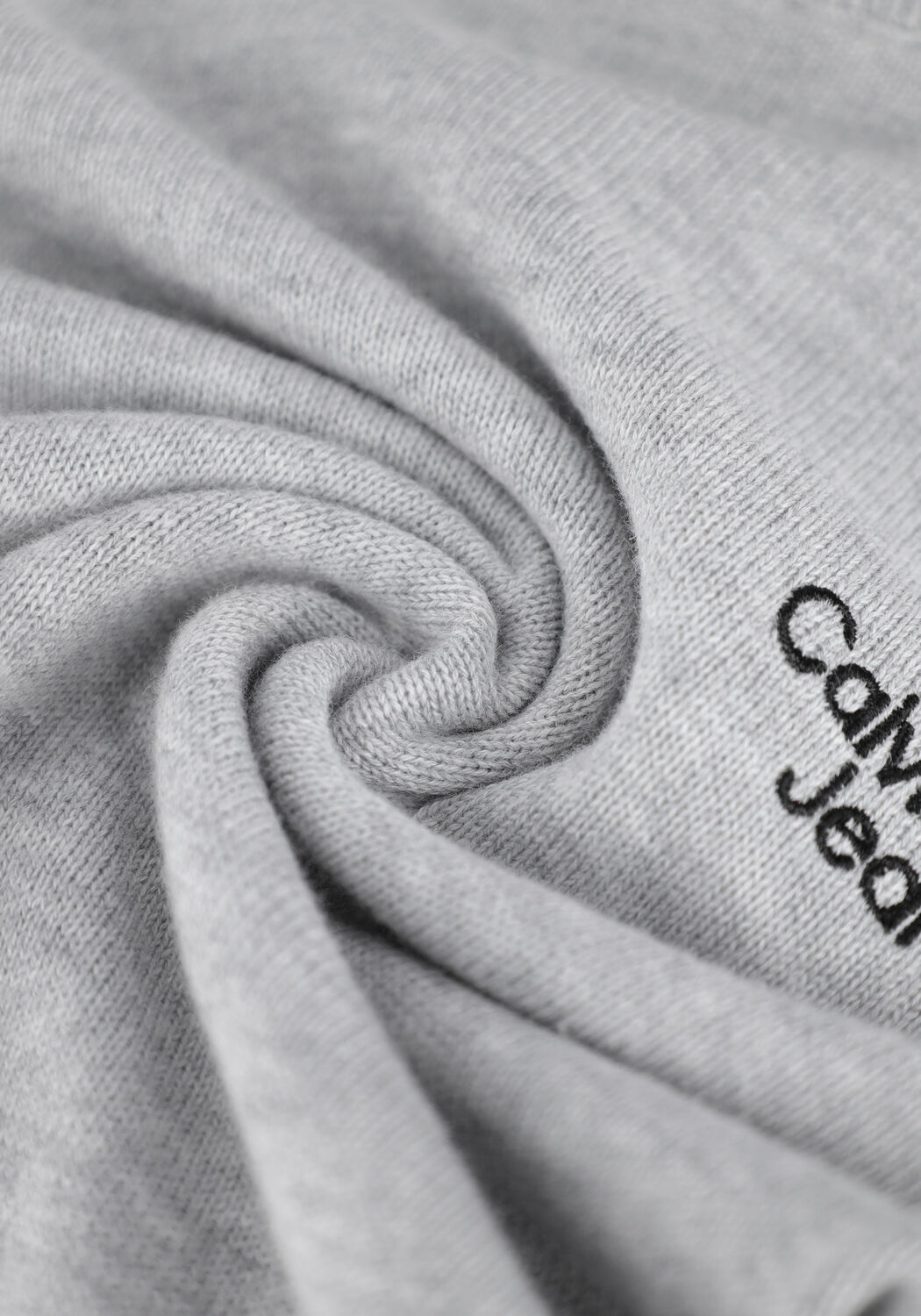 Graue CALVIN KLEIN Rollkragenpullover ROLL NECK SWEATER - large