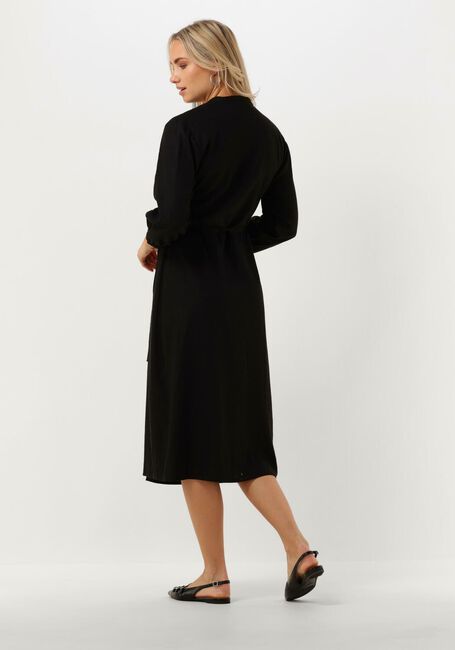 Schwarze MSCH COPENHAGEN Midikleid MSCHJOVENE GINIA 3/4 WRAP DRESS - large