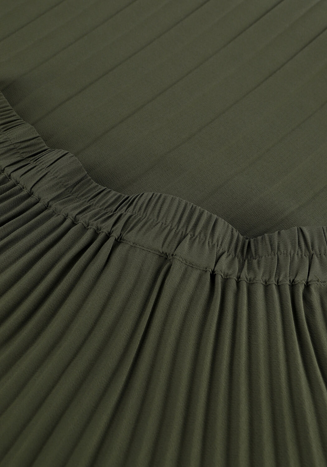 Gr&uuml;ne SELECTED WOMEN Maxirock SLFALEXANDRA MW ANKLE PLISSE S - large