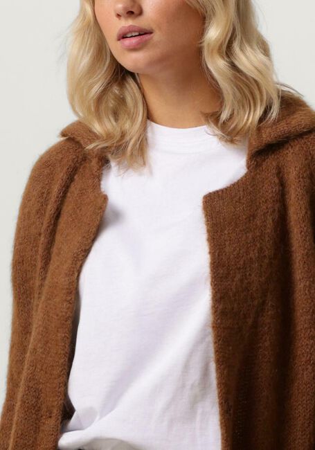 Camelfarbene BELLAMY Strickjacke MABEL - large