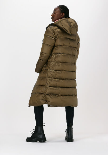 Braune NATIONAL GEOGRAPHIC Wattierte Jack ZIPPED LONG COAT - large