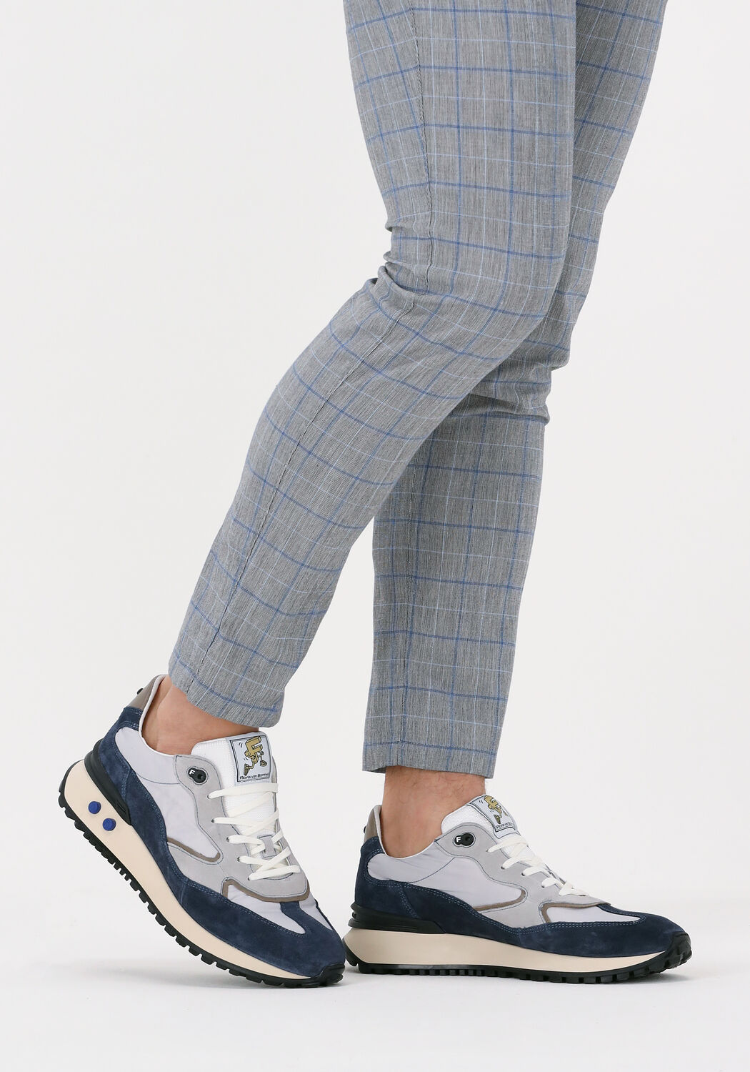 Blaue FLORIS VAN BOMMEL Sneaker Low SFM-10104-01 - large