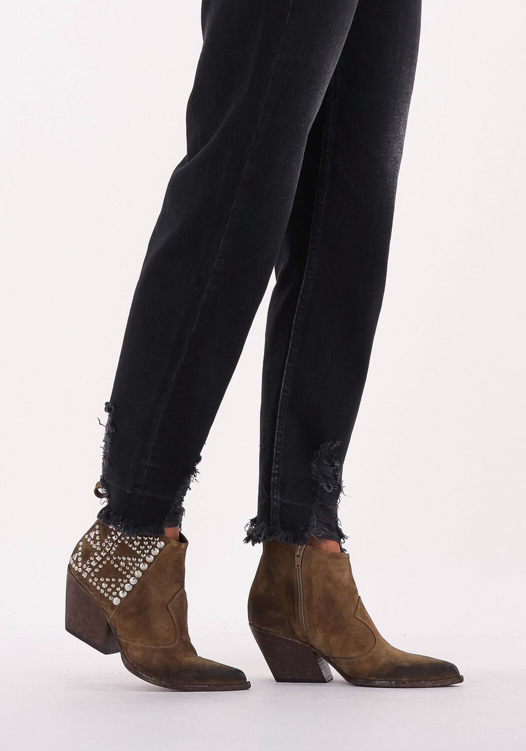 Taupe ELENA IACHI Cowboystiefel E3392 - large