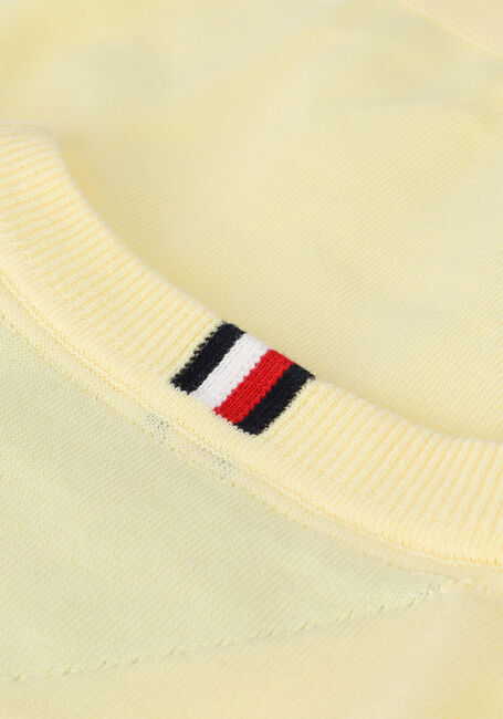 Gelbe TOMMY HILFIGER Pullover 1985 CREW NECK SWEATER - large