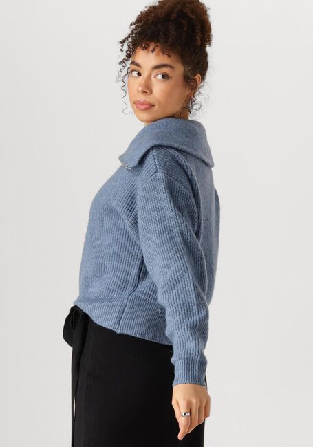 Hellblau MSCH COPENHAGEN Pullover MSCHGYTTA ZIP PULLOVER - large
