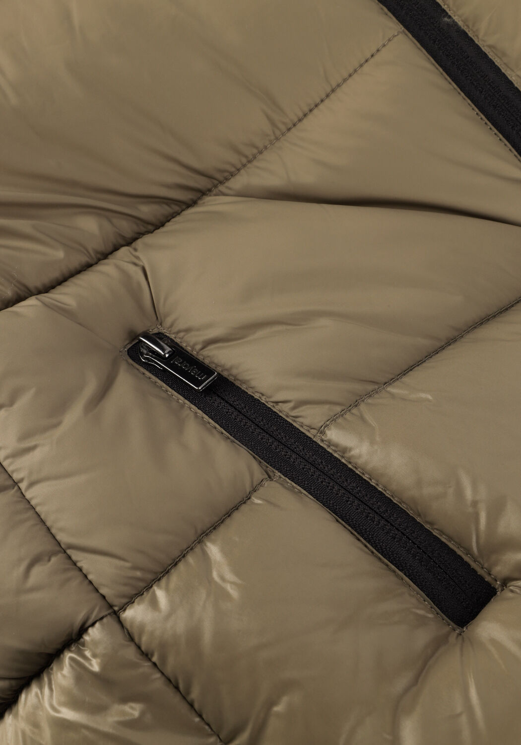 Khaki MAYORAL Wattierte Jack GLOSSY COAT - large