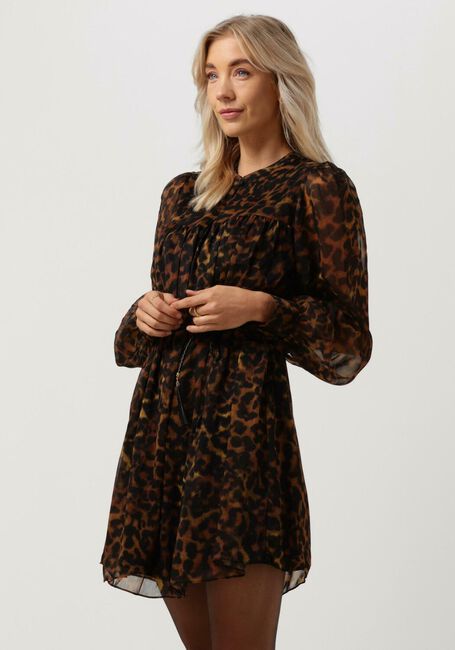 Braune GUESS Minikleid MORGANE DRESS - large