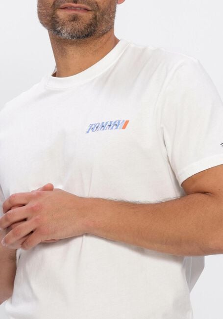 Wei&szlig;e TOMMY JEANS T-shirt TJM REG VINTAGE LA BCK SS T EXT - large