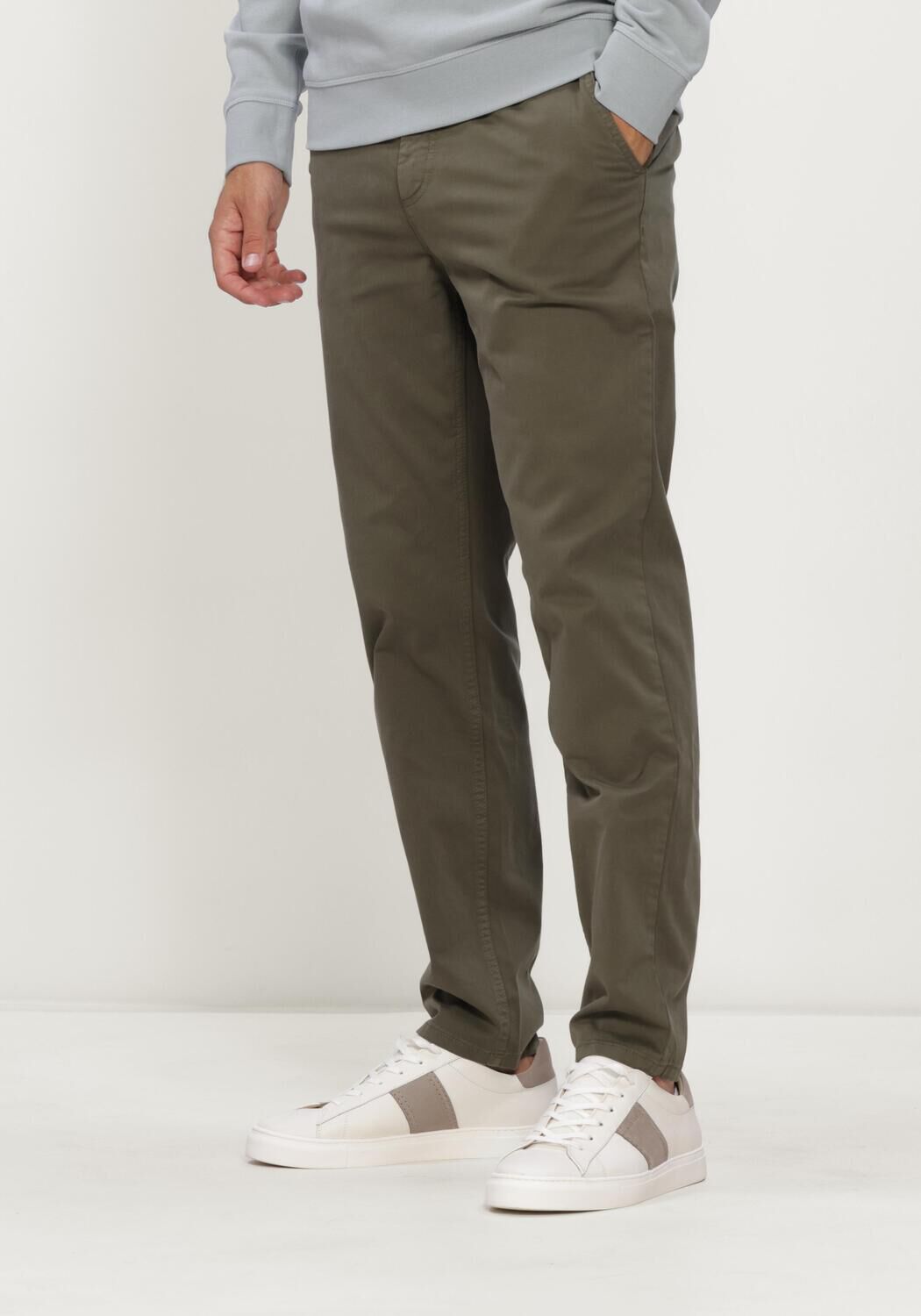 Khaki BOSS ORANGE Chino CHINO_TAPERED - large