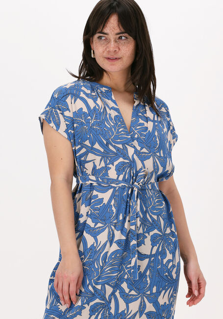 Blaue BY-BAR Midikleid VICTORIA JUNGLE DRESS - large