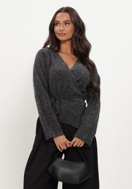 Graue LINA LOCCHI Strickjacke LL-BERIT - large