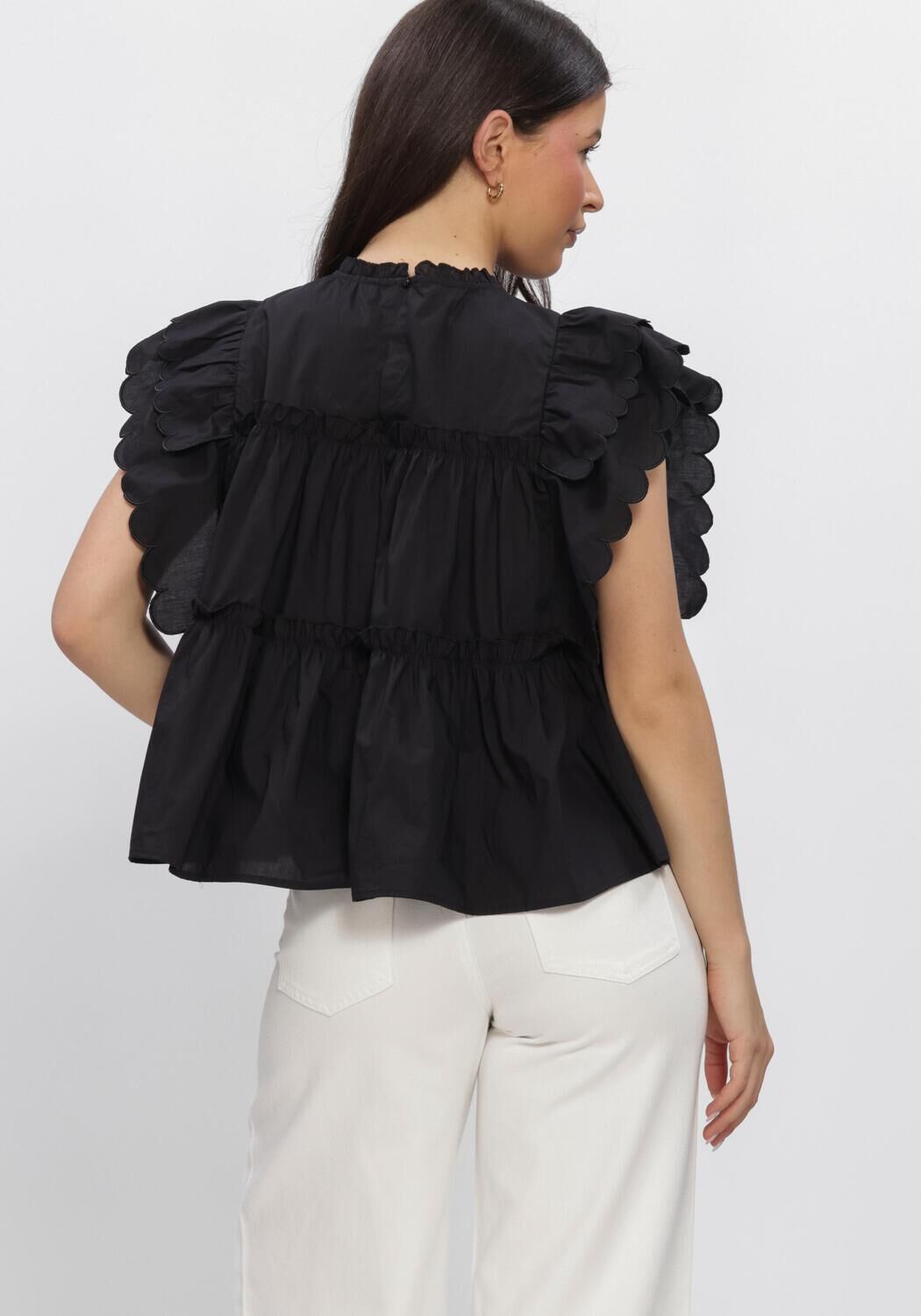 Schwarze OBJECT Top OBJHOPE S/L TOP - large