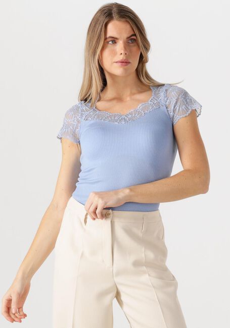 Hellblau ROSEMUNDE Top BEATHA CAPSLEEVE - large