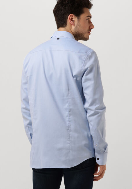 Blaue VANGUARD Klassisches Oberhemd LONG SLEEVE SHIRT POWER STRETCH DOBBY 2 TONE - large