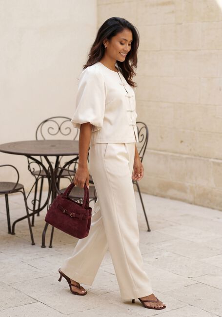 Beige SECOND FEMALE Weite Hose PERLLA TROUSERS - large