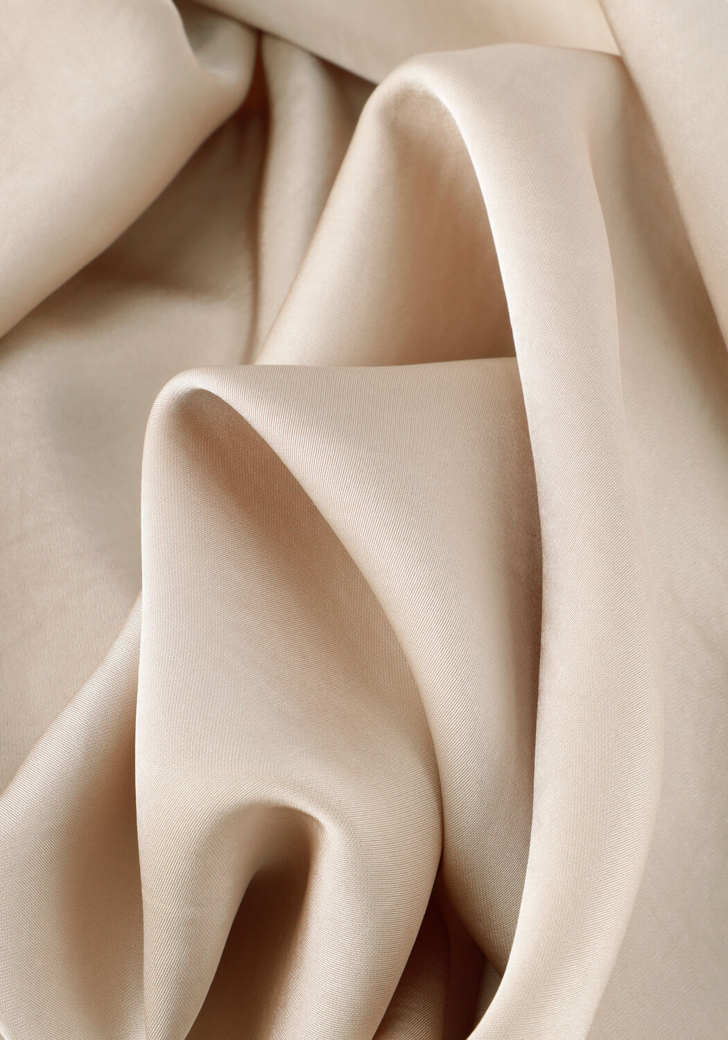 Beige NEO NOIR Maxirock VICKY HEAVY SATEEN SKIRT - large