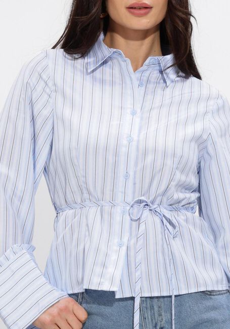 Hellblau NEO NOIR Blusen CLARIDA DOUBLE STRIPE SHIRT - large