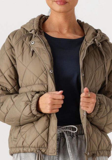 Khaki WITHBLACK Wattierte Jack WBLASTRID QUILTED JACKET - large