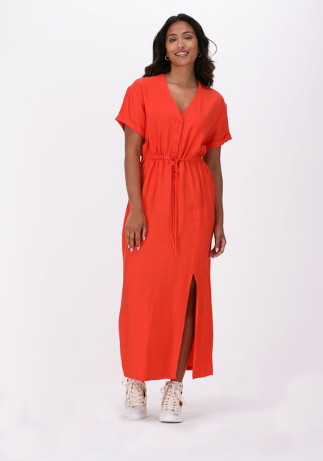 Orangene ANOTHER LABEL Maxikleid ROSE DRESS - large