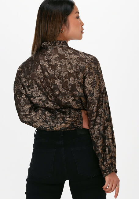 Schwarze SUNCOO Blusen BLOUSE LEAF - large
