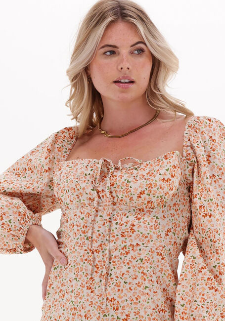 Mehrfarbige/Bunte NA-KD Midikleid CUPS DETAIL COTTON LS MIDI DRESS - large