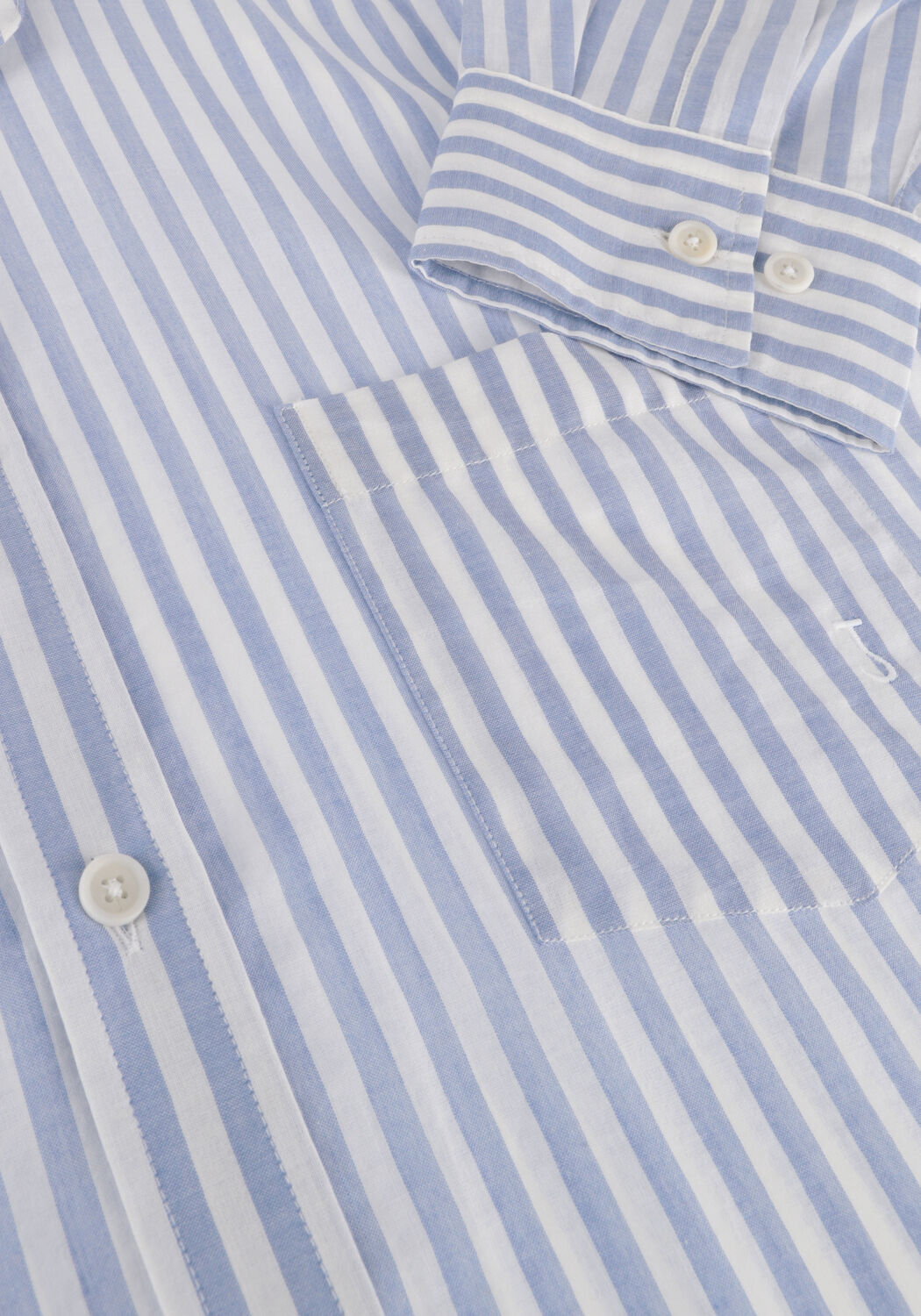 Blaue BUTCHER OF BLUE Casual-Oberhemd STEVIE STRIPE SHIRT - large