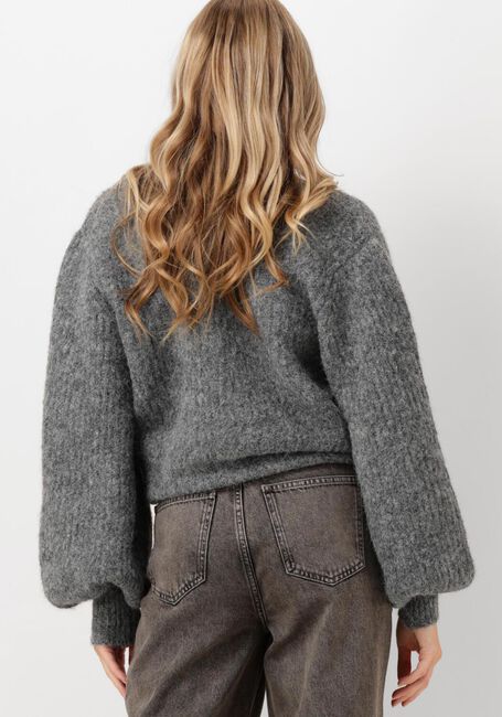 Graue CO'COUTURE Strickjacke CORELIE BUTTON KNIT - large
