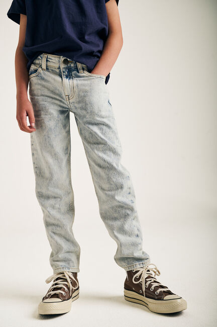 Blaue TUMBLE 'N DRY Straight leg jeans JEAN STRAIGHT - large