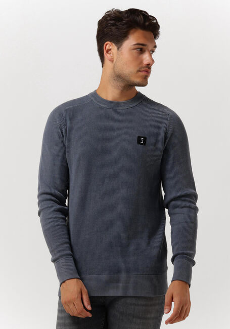 Graue BUTCHER OF BLUE Pullover LARSEN CREW KNIT - large